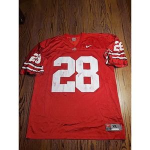 Nike Ohio State Buckeyes Football Jersey Size Mens XL NCAA College Red #28